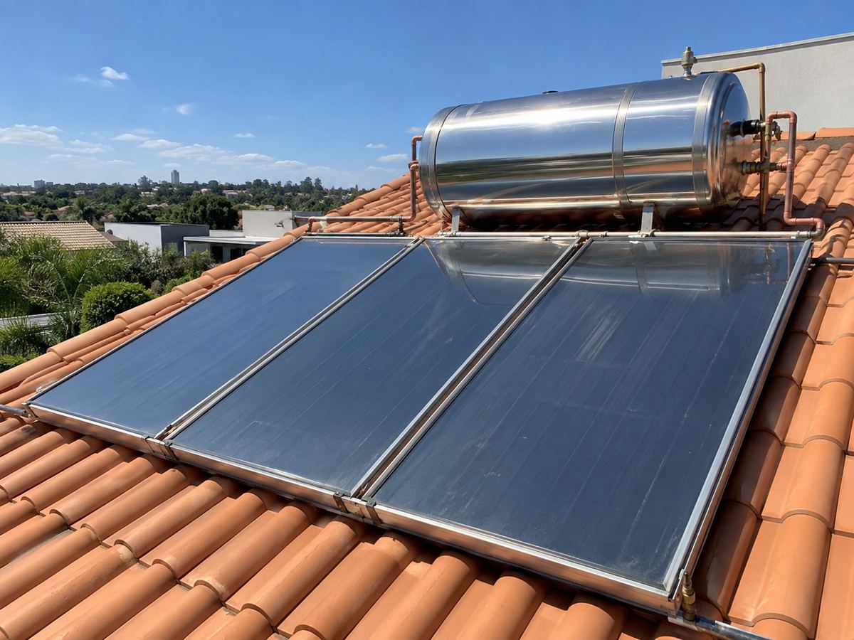 Solar com boiler