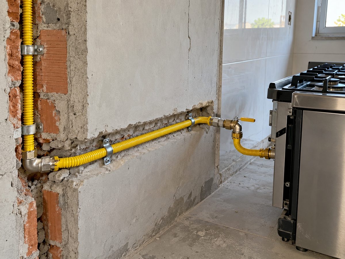 PEX multicamada para gás