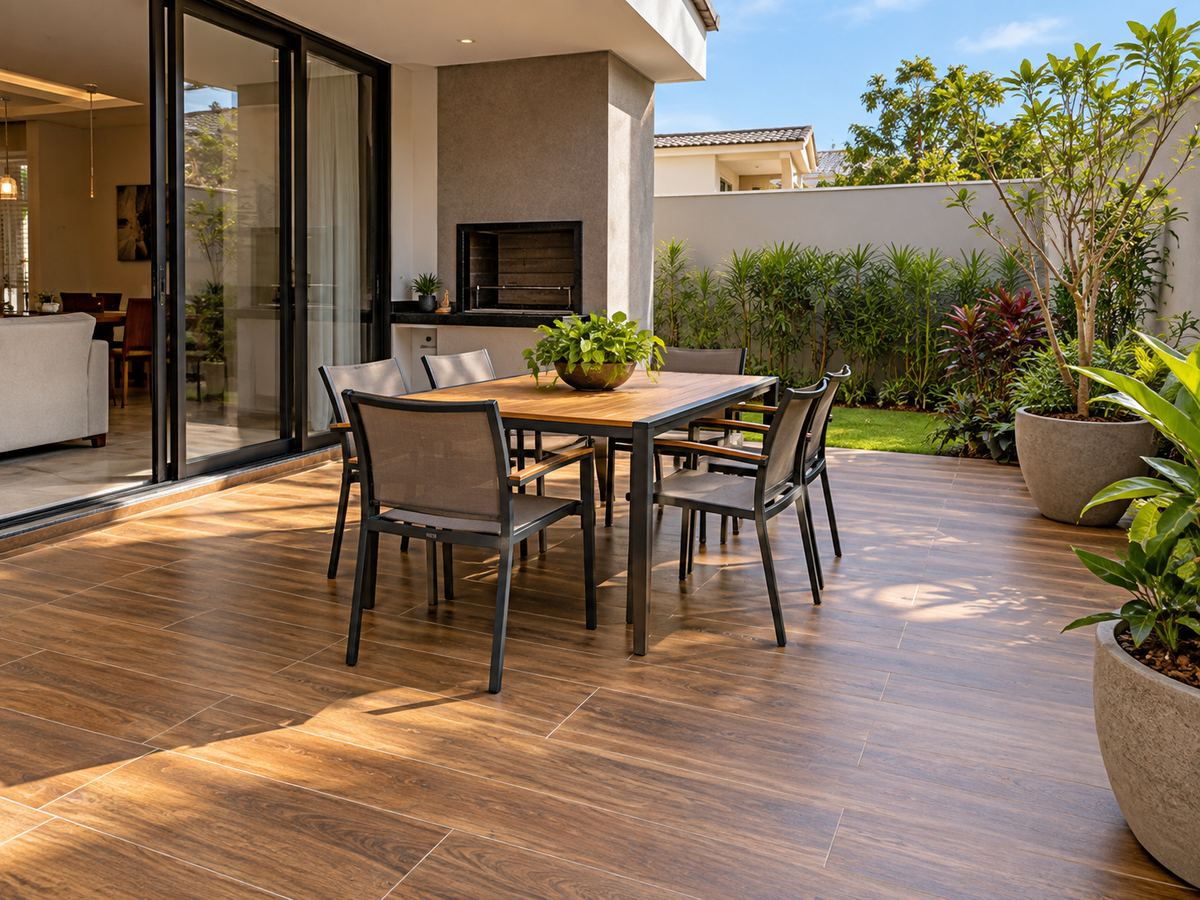Porcelanato externo