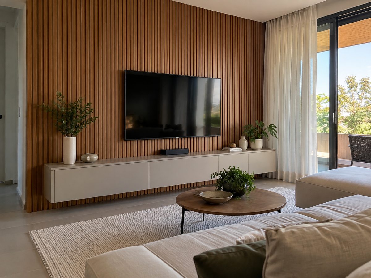 Ripado ou painel de madeira