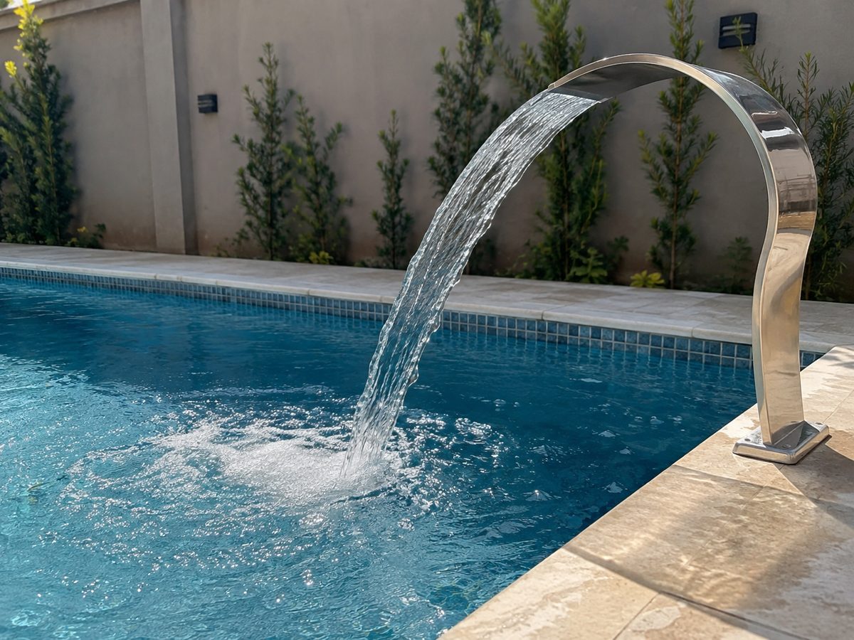 Cascata de inox