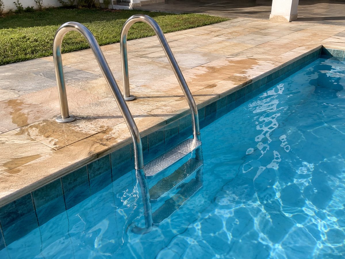 Escada de inox