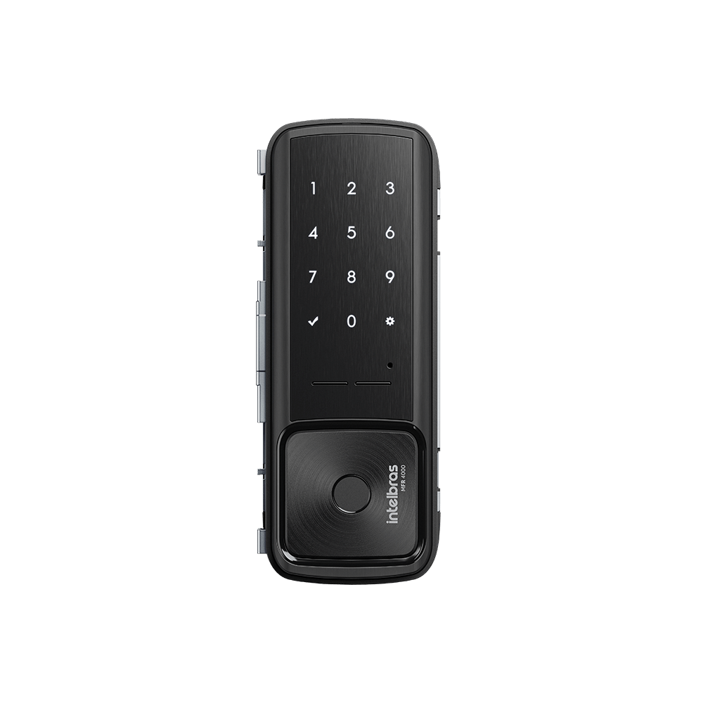 Fechadura Intelbras MFR 4000 para porta de vidro